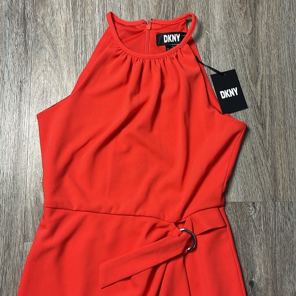 DKNY Sleeveless High Neck Shift Dress Size 2 - Picture 10 of 13